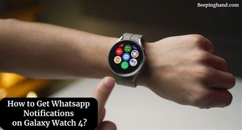 how to get whatsapp notifications on watch.